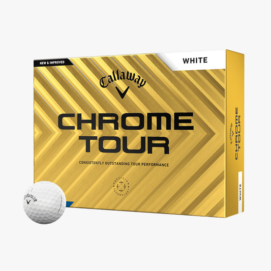 Callaway Chrome Tour Golf Balls 2024 (Per Sleeve)