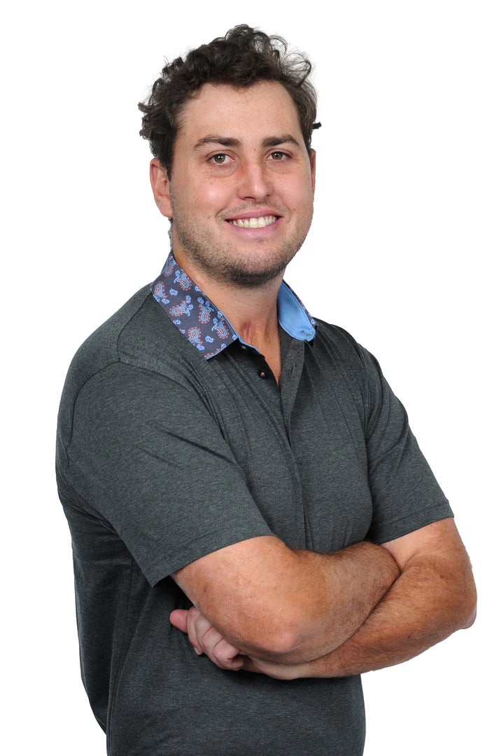 Birdi 100% Double Mercerized Woven Collared Golf Shirt