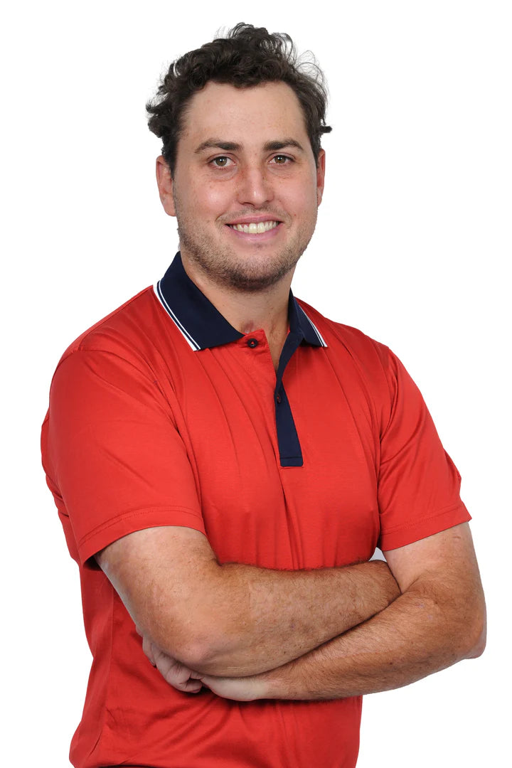 Birdi 100% Double Mercerized Woven Collared Golf Shirt