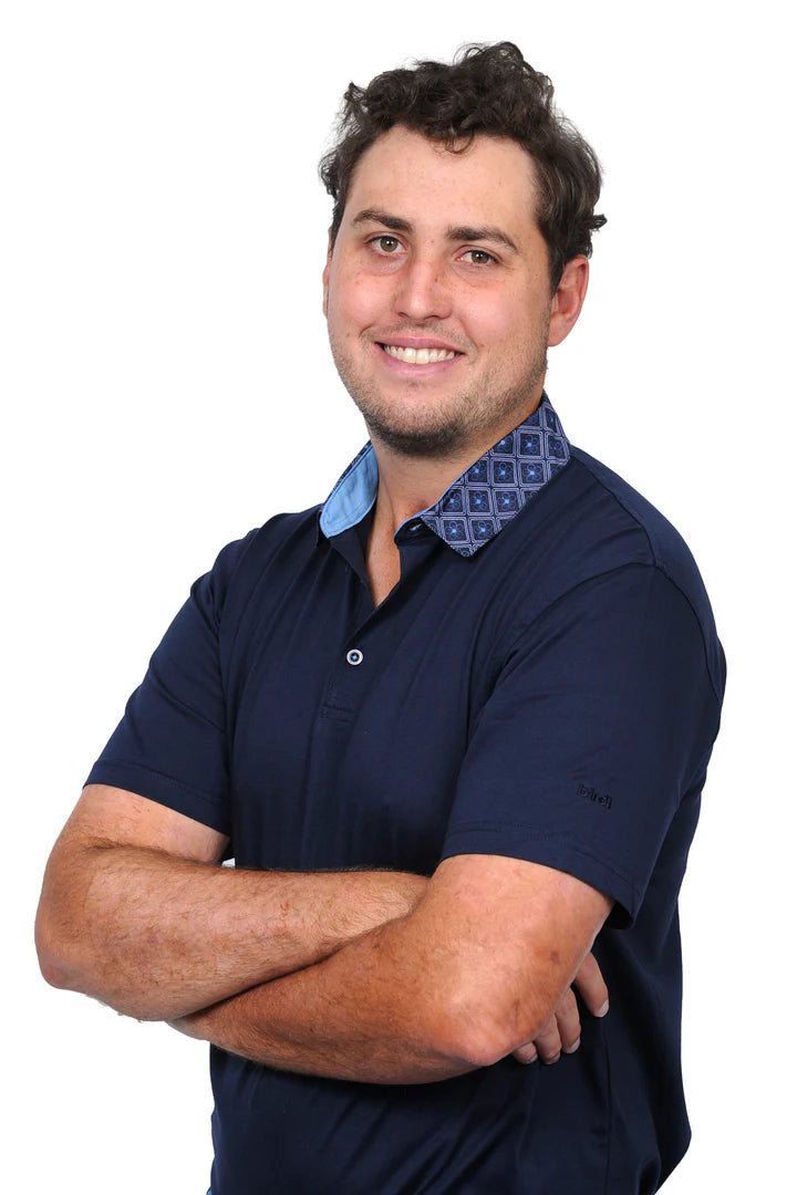 Birdi 100% Double Mercerized Woven Collared Golf Shirt