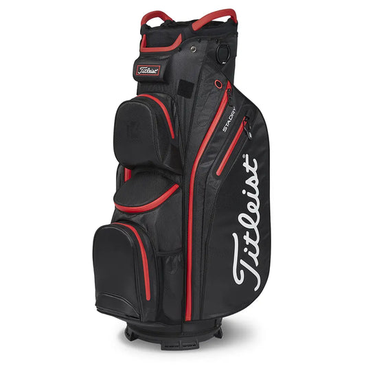 Titleist Cart 14 StaDry Bag - Black/Black/Red