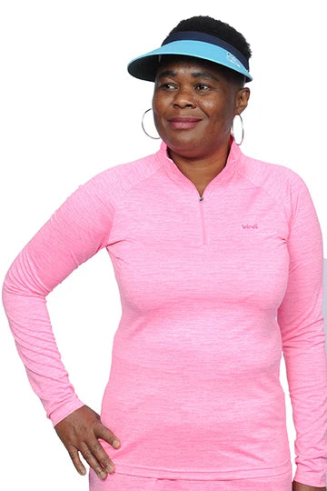 Ladies DriFit/Sleeve Zipper Tops